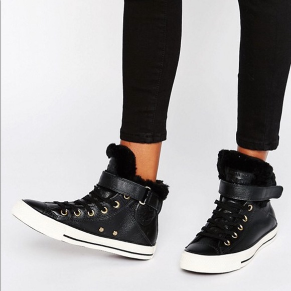 converse faux leather
